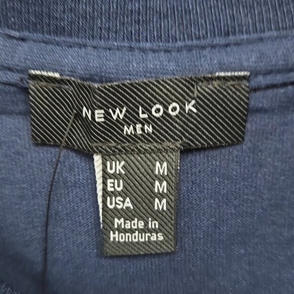 New Look Size M Navy Blue Arizona 1984 Crew Neck T-Shirt - Picture 6 of 9